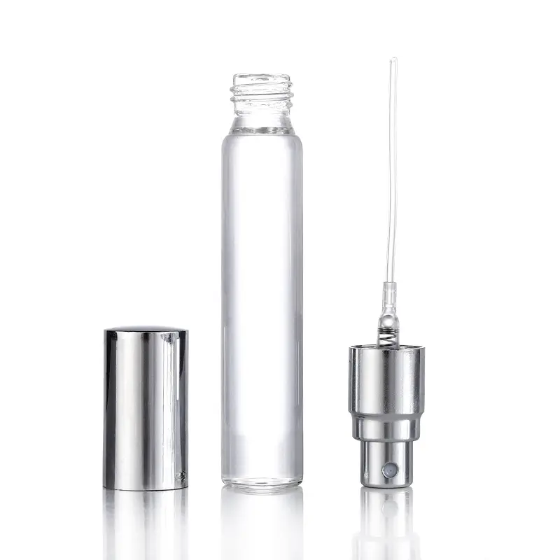 Frasco de vidro para testador de amostras, frasco de spray de perfume crimpador 11/410 mini 3ml 5ml 8ml 10ml 12ml