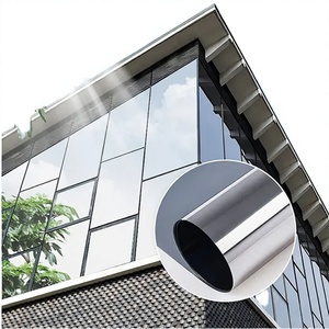 Película de Vidrio PET Reflectante Plateada de Una Vía, Directo de Fábrica, Protección UV, Privacidad, Aislamiento Térmico, Antiexplosión - Product Image 3