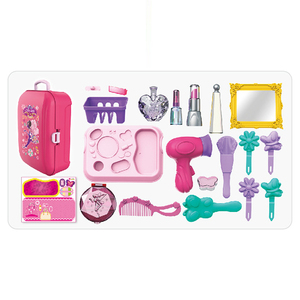 Ragazze Zaino Box Cosmetici di Cortesia Zaino Scatola di Plastica Pettine di Bellezza Specchi Bigiotteria Make-up Borse Spogliatoio Trucco Giocattoli - Product Image 3