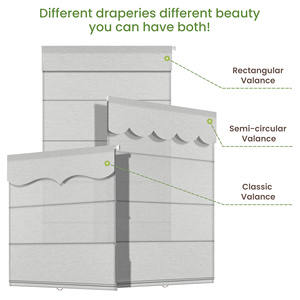 ستائر رومانية بدون حفر أو أدوات، ستائر تعتيم بدون حبال سهلة التركيب للنوافذ - Product Image 4