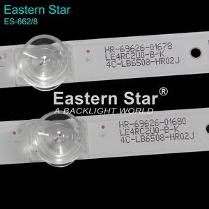 Bande de rétroéclairage LED ES-662 (6) utilisation pour T <span class=keywords><strong>C</strong></span> L 65S421 65S423 65s425 panneau MD9W00 - Product Image 4