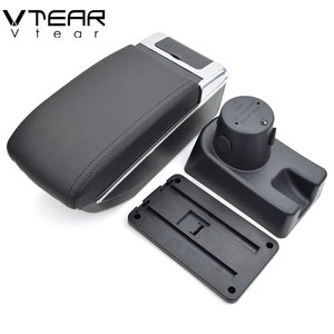 Vtear ที่วางแขนสำหรับ <span class=keywords><strong>Mitsubishi</strong></span>,ที่วางแขนรุ่น <span class=keywords><strong>Attrage</strong></span> Mirage ที่ชาร์จ USB เพิ่มความสูงสองชั้นพร้อมกล่องเก็บเนื้อหาส่วนกลางที่วางแขนอุปกรณ์เสริม - Product Image 6