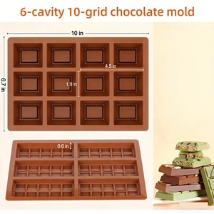 Stampo in Silicone Personalizzato per Cioccolato e Lecca-lecca, Utensile da Cucina Antiaderente per Alimenti - Product Image 6