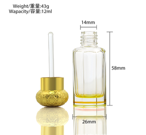 Botella <span class=keywords><strong>de</strong></span> Perfume <span class=keywords><strong>de</strong></span> Vidrio Decorativa <span class=keywords><strong>de</strong></span> Lujo Personalizada <span class=keywords><strong>de</strong></span> Fábrica al por Mayor, 3ml 6ml 12ml, Estilo Árabe, <span class=keywords><strong>con</strong></span> Tapa <span class=keywords><strong>de</strong></span> Aluminio y <span class=keywords><strong>Rosca</strong></span> <span class=keywords><strong>de</strong></span> Zinc - Product Image 5