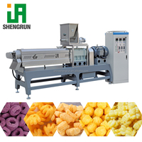 Machine de fabrication de snacks soufflés avec remplissage central, extrudeuse de snacks soufflés, ligne de traitement de snacks extrudés, 17 ans d'expérience