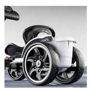 Multifunction Remote Baby Ride Toy Car Featuring for Music Yellow Laser <b>Spotlight</b> Mode 6V4.5 Battery Plastic Stable - Product Image 6