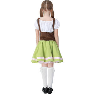 Niños niñas Oktoberfest vestido <span class=keywords><strong>de</strong></span> lujo <span class=keywords><strong>Heidi</strong></span> alemán niños cerveza mucama <span class=keywords><strong>disfraz</strong></span> bávaro Dirndl vestido - Product Image 5