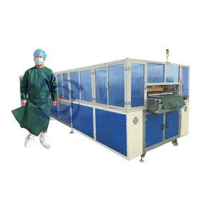 Volledige Automatische Wegwerp Ultrasone Non Woven Ziekenhuis Arts Kleding Beschermende Pak Chirurgenjas Making Machine