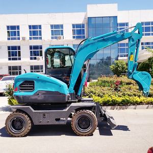 แอพลิเคชันกว้างโลกย้ายเครื่องจักรติดตามขุดล้อขุด3ตันเครื่องรถขุดล้อยางขนาดเล็ก - Product Image 6