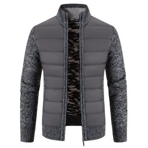 <span class=keywords><strong>Cappotto</strong></span> da <span class=keywords><strong>Uomo</strong></span> <span class=keywords><strong>Corto</strong></span> Invernale Casual con Collo Alto Tipo Maglione - Product Image 5