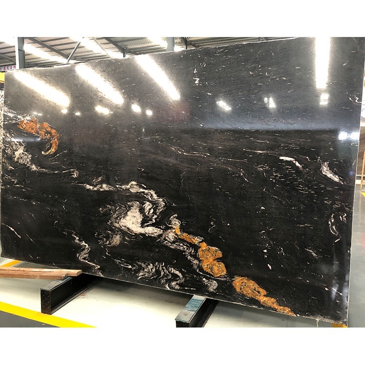 Prefab Gold Granite Kitchen Countertops Natural