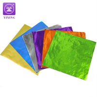 Papel de Envoltura de Chocolate Impreso Personalizado en Colores, Papel de Aluminio Laminado de Grado Alimenticio para Envolver Chocolate y Dulces
