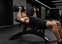 Banc de musculation robuste en acier réglable, banc d'entraînement multi-angles avec rembourrage en PU, banc de fitness durable pour l'entraînement de force