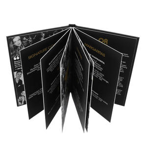 Libro de Menú de Restaurante, Recetario, Tapa Dura Ecológica, Impresión a Todo Color, Tamaño Personalizado, Impresión de Logotipo Personalizado - Product Image 1