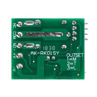 Saklar Remote Control nirkabel Universal 433 Mhz, modul penerima relay DC 12V 1CH, pemancar RF 433 Mhz Remote kontrol