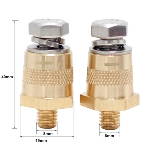 M8 8mm bền Brass Xe pin thiết bị đầu cuối kết nối điện kết nối adapter bài chủ đề sạc cực khối thiết bị đầu cuối - Product Image 2