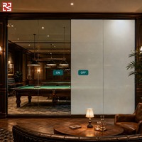 Film intelligent auto-adhésif PDLC commutable pour la protection de la vie privée et la décoration des lieux de divertissement