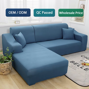High Quality Modern Stretch Spandex L Shaped <strong>Sofa</strong> Cover <strong>Slipcover</strong> <strong>for</strong> Recliner Sectional Couch Quilted Non Slip Furniture - Product Image 1