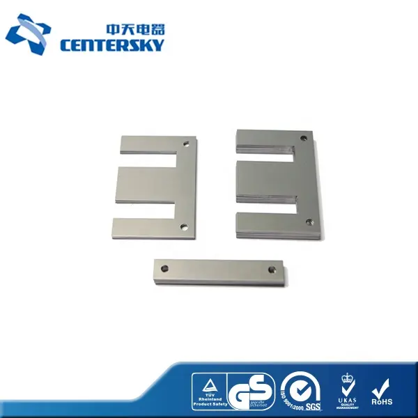 Elektrischer Einphasentransformator Siliziumkern Eisen EI Silizium-Stahl-Lamination Eisenkern Transformatorkern