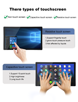 Layar LCD Monitor Industri Baru 13.3 15.6 18.5 21.5 24 27 Inci Resolusi Tinggi 1080x1920 IP66 Tahan Air dengan Layar Sentuh