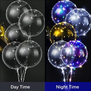 ไฟบอลลูน LED แบบใหม่ปี 2026 ลูกโป่งใสทรงกลมแบบกำหนดเองพร้อมแท่งไฟสำหรับคริสต์มาส - Product Image 4