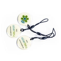 Kunci RFID Fob 125khz dapat ditulis ulang 13.56MHz tahan air RFID tag gantungan kunci T5577/EM4305 NFC kunci Fob ID Token keyfob