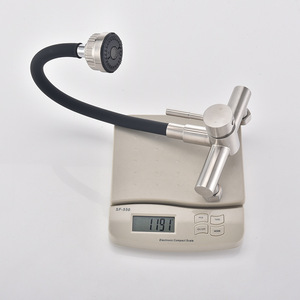 Dual Handle Wall Mounted Kitchen Faucet YQ20023F Flexible Ceramic Valve Modern Style - Product Image 1
