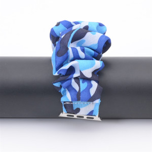 Correa de tela estampada para <span class=keywords><strong>Apple</strong></span> <span class=keywords><strong>Watch</strong></span>, banda elástica de leopardo a cuadros para girasoles de 42mm y 38mm - Product Image 5