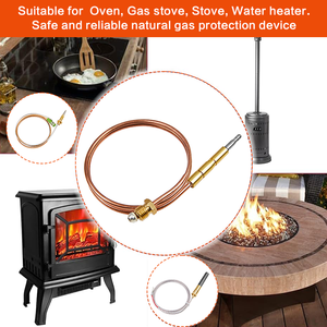 HF thermopile ก๊าซ900มม. 5ชิ้นชุดสำหรับหม้อต้มน้ำร้อนทนทานขายส่งแบบสากล - Product Image 5