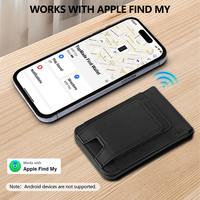 Nouveau Portefeuille en Cuir PU RFID Mince avec Support Téléphone, Porte-Cartes MagSafe, Pince à Billets Magnétique et Traceur de Puce - Vente Flash