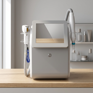 Machine de beauté laser 2 en 1 à diode 808nm et Nd Yag, pour l'épilation, le détatouage, la réduction des taches pigmentaires et le rajeunissement de la peau, usage en salon - Product Image 1