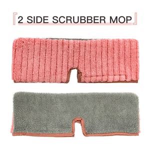 <b>Mop</b> Replacement Pads for Flat <b>Mops</b> Durable Washable Reusable <b>Microfiber</b> Refills Compatible Rectangular Head Flat <b>Mop</b> Set - Product Image 2