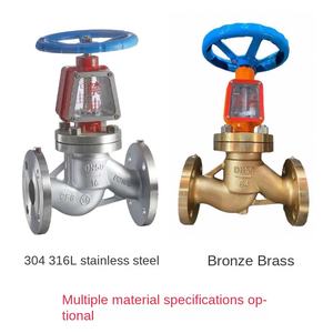 Vanne d'arrêt d'oxygène JY41W-16P en acier inoxydable dégraissé sans huile pour argon, azote, hydrogène - Product Image 3