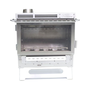 Inbestcamp <span class=keywords><strong>เตา</strong></span>ไฟไม้แบบพกพาสำหรับแคมป์เตาปล่องไฟท่อสแตนเลสสำหรับเต็นท์ตั้งแคมป์น้ำแข็งปลาแบกเป้ - Product Image 1