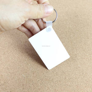 جهين للطباعة التسامي FRP البلاستيك سلاسل المفاتيح مستطيل فارغ 40x6 0 مللي متر حلقات المفاتيح حامل سلسلة مفاتيح - Product Image 4