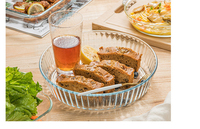 Moules à pain pour plats à cuire, pour pain, gâteaux, cuisine, saladier de haute qualité, adapté au four, au micro-ondes, en verre thermo-résistant