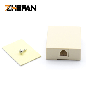 Boîtier <span class=keywords><strong>de</strong></span> montage sous-face réseau Cat.3 à port unique RJ11 comme boîtier <span class=keywords><strong>de</strong></span> Jack Keystone Connecteur RJ11 6P4C Boîte montée en surface - Product Image 3