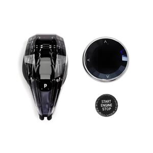 Kristal Versnellingspook Kop Knop Voor Cadillac Ct5 Ct6 Xt 4 X T 5 Xt 6 Escalade 2016-2023 Met <span class=keywords><strong>Volume</strong></span> Knop Auto Accessoires Dos - Product Image 2