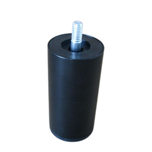 Plastic parts with metal for table bed chair adjustable furniture accessory Custom plastic injection screwed sofa legs for chair