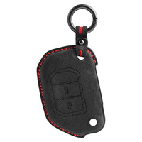 Étui pour clé de voiture en daim pour Jeep Compass 2018, élégant sac pour clé stéréo, accessoire