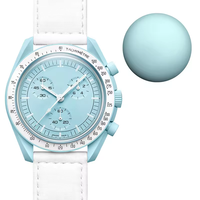 Montre NYY Space Heat pour homme, programme NIRICHA Moon Mercury, chronographe à six aiguilles, montre à quartz luminescente