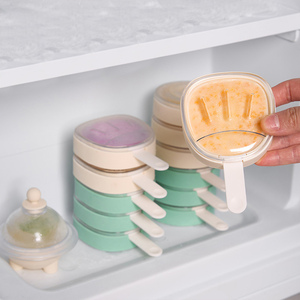 Moldes de silicona de grado alimenticio para paletas de <span class=keywords><strong>hielo</strong></span>, para helados caseros, moldes reutilizables para paletas de <span class=keywords><strong>hielo</strong></span> para niños, fáciles de desmoldar. - Product Image 2