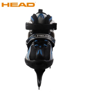 HEAD Einziehbare Edelstahlklinge Blaue Eishockey-Schlittschuhe für Jungen Verstellbare Größen zum Verleih - Product Image 3
