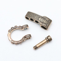 Bracelet en paracorde avec LOGO personnalisé et manilles ajustables en acier inoxydable pour bijoux et composants
