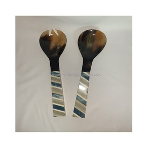 Venta caliente hecho a mano cuerno hueso cucharas alta demanda utensilios de cocina casuales para el hogar Hotel restaurante uso venta al por mayor disponible - Product Image 6