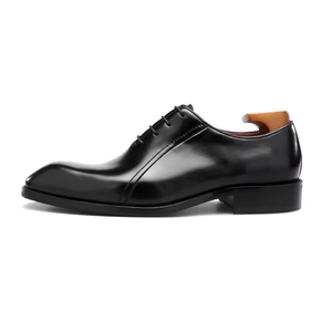 Zapatos Oxford de Cuero Genuino para Hombre, Estilo Italiano de Alta Gama, Hechos a Mano, para Boda, Cierre Deslizante, Ligeros, Bordados, para Otoño - Product Image 1