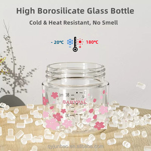 Vente en gros de produits pour bébés de tous types, <span class=keywords><strong>biberon</strong></span> <span class=keywords><strong>anti</strong></span>-<span class=keywords><strong>colique</strong></span> en <span class=keywords><strong>verre</strong></span>, sans BPA, pour nouveau-nés - Product Image 4