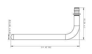 Codo de cobre T2 de media pulgada F1960 Upnor o <span class=keywords><strong>Wirsbo</strong></span> para PEX - Product Image 5