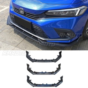 <b>Car</b> Front Bumper Lip <b>Diffuser</b> Spoiler Glossy Black Modification Part <b>for</b> Honda Civic 11th Gen 2022 Protector <b>Car</b> Accessories - Product Image 1