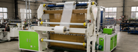 Machine professionnelle de fabrication de sacs en rouleau thermosoudés à grande vitesse avec système de rembobinage automatique